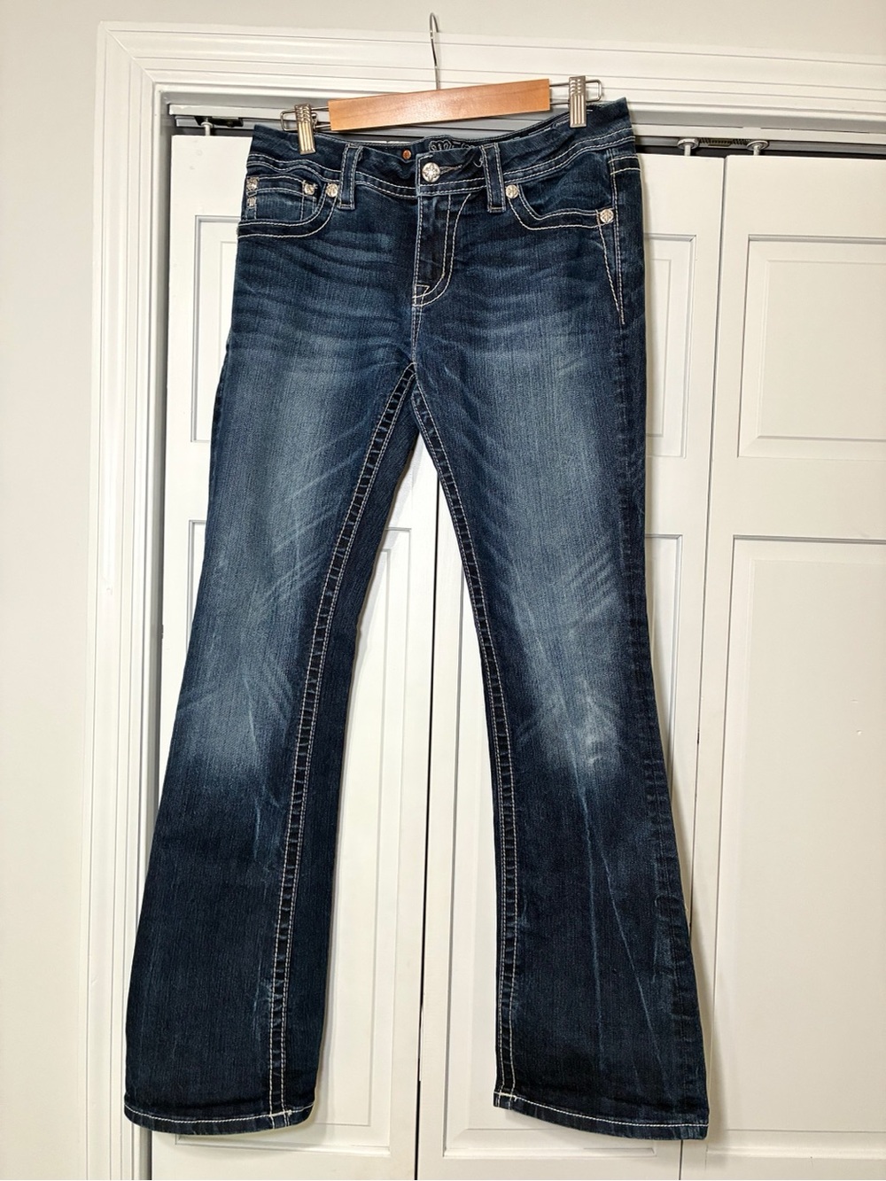Miss Me bootcut embellished size 31 jeans - Picture 5 of 11